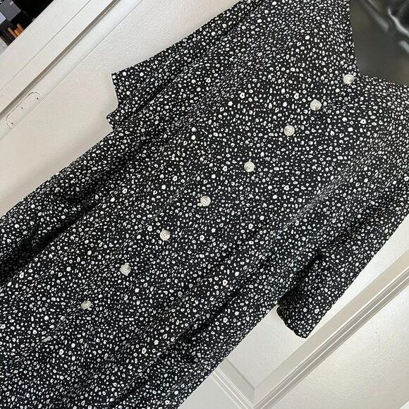 NWOT Black & White Dress, XL - Picture 1 of 9
